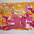 The Buddha, acryl op doek, 1,86 hoog x 2,70 breed &copy; Janet Blanken 2005