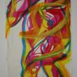 Yellowman, acryl op doek, 1 m breed x 1,60 hoog &copy; Janet Blanken 2006