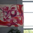 Schets met hart, acryl op doek, 2,15 hoog x 2,65 breed &copy; Janet Blanken 2007
