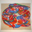 Air Saucer 2,14 x 2,50 acryl on canvas &copy; Janet Blanken 2013